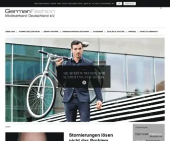 Germanfashion.net(GermanFashion Modeverband Deutschland e.V) Screenshot