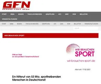 Germanfightnews.com(German Fight News) Screenshot