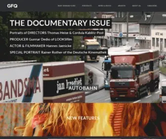 Germanfilmsquarterly.de(German Films Quarterly Issue) Screenshot
