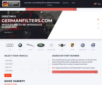 Germanfilters.com(European Car Filters) Screenshot