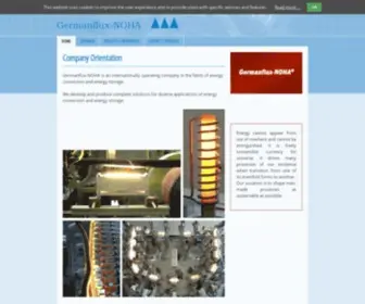 Germanflux-Noha.de(Fokussierten-Infrarot-Strahlungserwärmung) Screenshot