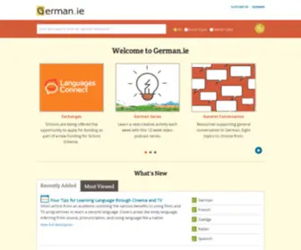 German.ie(Irish primary teachers) Screenshot