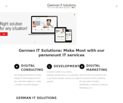 Germanits.com(German IT Solutions) Screenshot