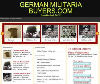 Germanmilitariabuyers.com(German Militaria Buyers) Screenshot