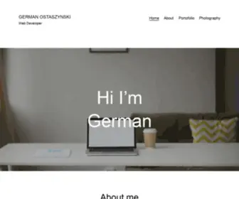 Germanosta.com(Web Developer) Screenshot