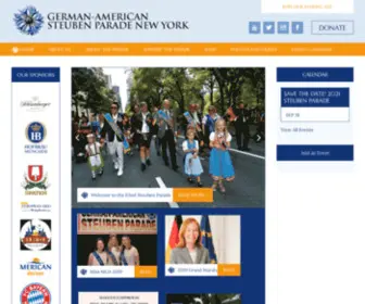 Germanparadenyc.org(German-American Steuben Parade New York) Screenshot