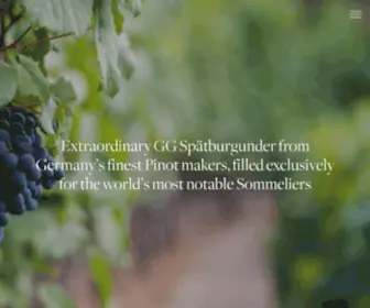 Germanpinotnoir.com(Wünderwein) Screenshot