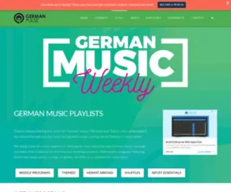 Germanpulse.com(Discover German Music) Screenshot