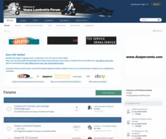 Germanscooterforum.de(Das Vespa Lambretta Forum) Screenshot