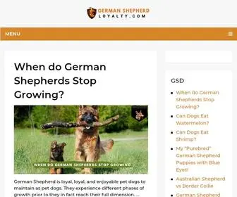 Germanshepherdloyalty.com(Learn more about the German Shepherd Dog breed and find out if this Dog) Screenshot