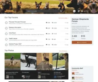 Germanshepherds.com(German Shepherds Forum) Screenshot