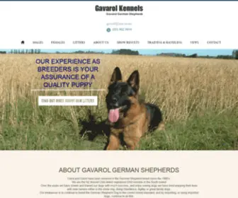 Germanshepherdsnz.co.nz(German Shepherds NZ) Screenshot