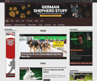 Germanshepherdstuff.com(German Shepherd Stuff) Screenshot