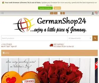 Germanshop24.com(German Food from GermanShop24) Screenshot