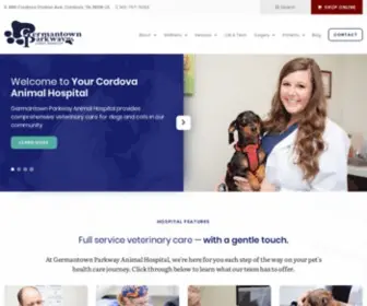 Germantownah.com(Cordova Veterinarian & Animal Hospital) Screenshot