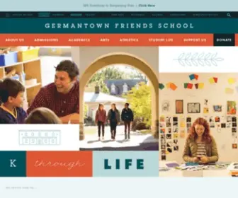 Germantownfriends.org(Germantown Friends) Screenshot