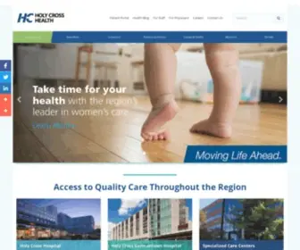 Germantownhospital.org(Holy Cross Health) Screenshot