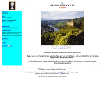 Germanwinesociety.org(German Wine Society) Screenshot