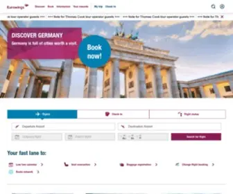 Germanwings.com(Flights with eurowings starting from £29) Screenshot