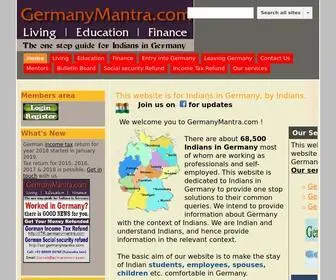 Germanymantra.com(Indians in germany) Screenshot