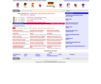 Germanytrade.it(GermanyTrade data base dei produttori) Screenshot