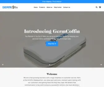 Germcoffin.com(Germs Coffin) Screenshot