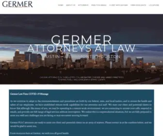Germer.com(Germer PLLC) Screenshot