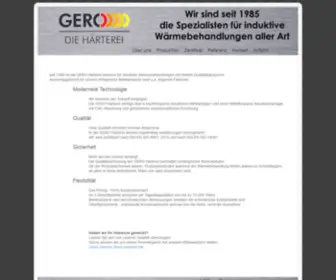 Gero-Schuero.de(Die Spezialisten für induktive Wärmebehandlung) Screenshot