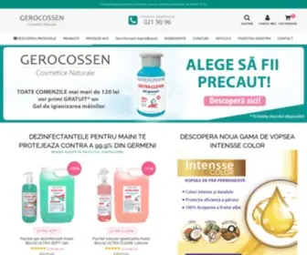 Gerocossen.ro(Magazin online de produse cosmetice naturale romanesti) Screenshot