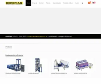 Geromaq.com.br(Soluções em Automação na Pesagem Industrial) Screenshot