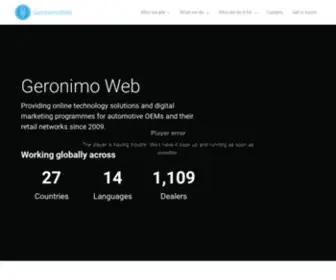 Geronimoweb.com Screenshot