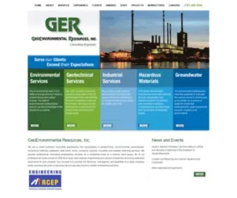 Geronline.com(Environmental, geotechnical and industrial services) Screenshot