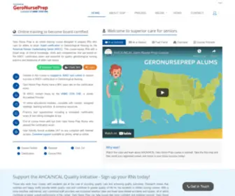 Geronurseprep.org(Gero Nurse Prep) Screenshot
