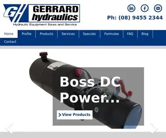 Gerrardhydraulics.com.au(Gerrard Hydraulics) Screenshot