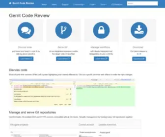 Gerritcodereview.com(Gerrit Code Review) Screenshot
