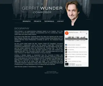 Gerritwunder.com(Gerrit Wunder) Screenshot