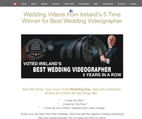 Gerryduffy.ie(Awarded BEST Wedding Videographer in Ireland for FIVE Years in a ROW) Screenshot