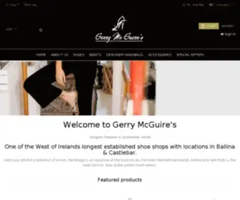 GerrymcGuires.ie(Gerry McGuire's Designer Shoe Boutique) Screenshot