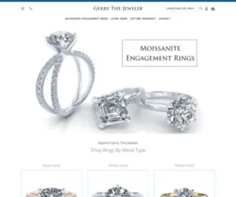 Gerrythejeweler.com(Discover True Conflict Free Gems and Moissanite Engagement Rings. Gerry The Jeweler) Screenshot