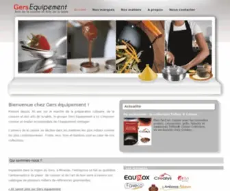 Gers-Equipement.fr(Page d'accueil) Screenshot