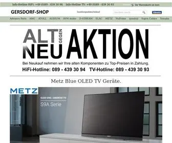 Gersdorf-Shop.de(Alt gegen Neu! Wir nehmen Ihre alten Geräte in Zahlung) Screenshot