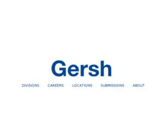 Gershagency.com(The Gersh Agency) Screenshot
