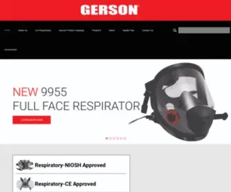 Gersonco.com(Respirators Half Mask Half) Screenshot