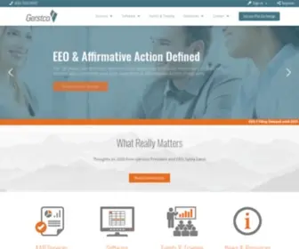 Gerstco.com(Affirmative Action Solutions for Government Contractors) Screenshot