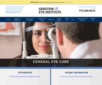 Gersteineye.com(Ophthalmologist in Chicago at Gerstein Eye Institute) Screenshot