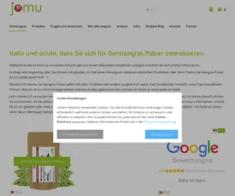 Gerstengras-Natur.de(Bio Gerstengras Pulver kaufen) Screenshot