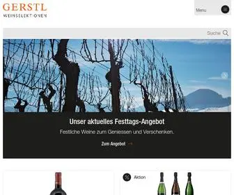 Gerstl.ch(Gerstl Weinselektionen) Screenshot