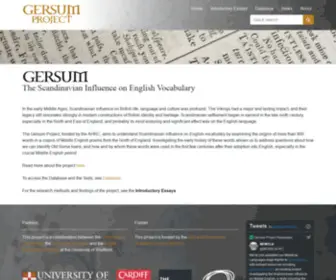 Gersum.org(The Gersum Project) Screenshot