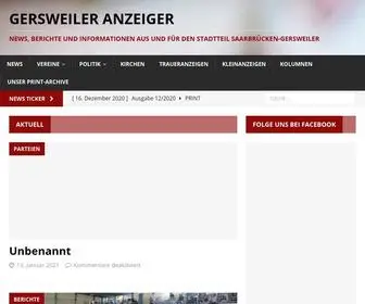 Gersweiler-Anzeiger.news(Gersweiler Anzeiger) Screenshot