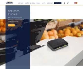 Gertec.com.br(Tecnologia em Automação Comercial e Bancária) Screenshot